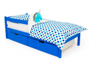 Кровать Svogen classic с ящиками и бортиком синий в Надыме - nadym.magazinmebel.ru | фото - изображение 1