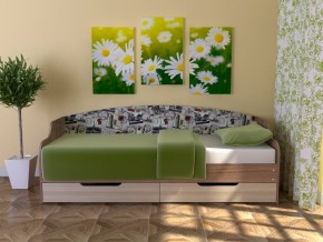 Кровать Юниор Тип 2 Микровелюр-марки 800х1600 в Надыме - nadym.magazinmebel.ru | фото