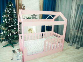 Кроватка-Домик без ящика розовая в Надыме - nadym.magazinmebel.ru | фото