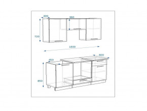 Кухонный гарнитур 6а Грецкий орех 1600 в Надыме - nadym.magazinmebel.ru | фото - изображение 2