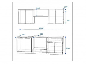 Кухонный гарнитур 7а Грецкий орех 1800 в Надыме - nadym.magazinmebel.ru | фото - изображение 2