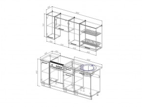 Кухонный гарнитур Антрацит 1800 в Надыме - nadym.magazinmebel.ru | фото - изображение 3