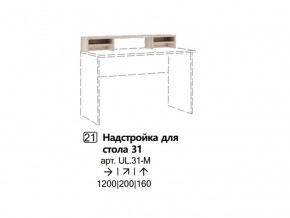 Надстройка для стола 31 (Полка) в Надыме - nadym.magazinmebel.ru | фото