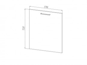 П 60 Комплект для посудомоечной машины 600 мм (цоколь + фасад) ЛДСП в Надыме - nadym.magazinmebel.ru | фото