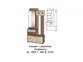 Секция с зеркалом в Надыме - nadym.magazinmebel.ru | фото