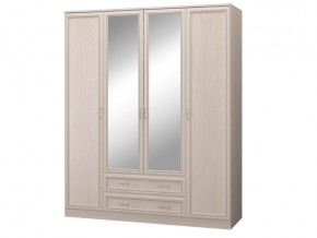 Шкаф 4-х дверный с зеркалом и ящиками в Надыме - nadym.magazinmebel.ru | фото