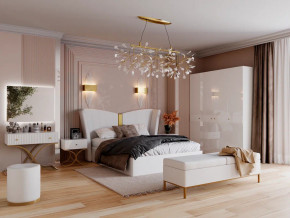 Спальня Рише белый глянец с перламутром в Надыме - nadym.magazinmebel.ru | фото - изображение 1
