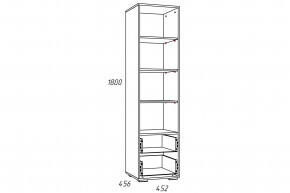 Стеллаж Лилу НМ 041.03 Птички в Надыме - nadym.magazinmebel.ru | фото - изображение 2