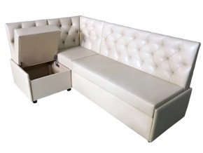 Угловой диван Призма со стяжками белый со спальным местом в Надыме - nadym.magazinmebel.ru | фото - изображение 2