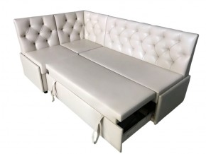 Угловой диван Призма со стяжками белый со спальным местом в Надыме - nadym.magazinmebel.ru | фото - изображение 3